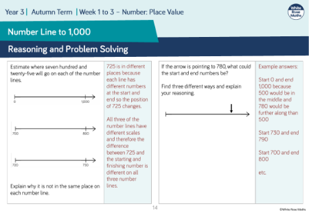 1,000s, 100s, 10s and 1s: Reasoning and Problem Solving