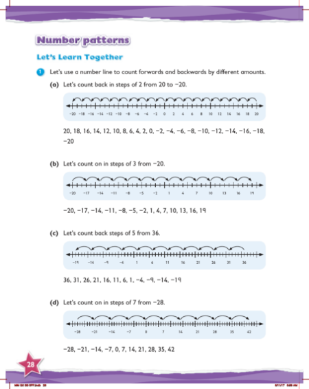Learn together, Number patterns (1)