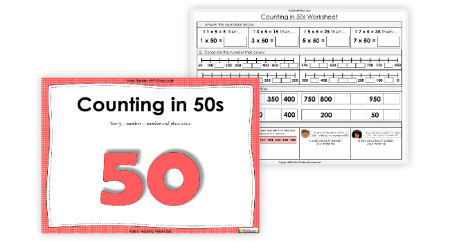 Counting in 50s