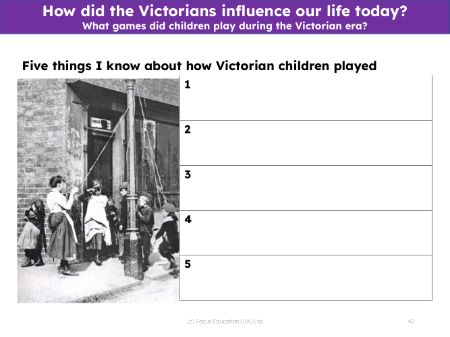 Five things I know about how Victorian children played