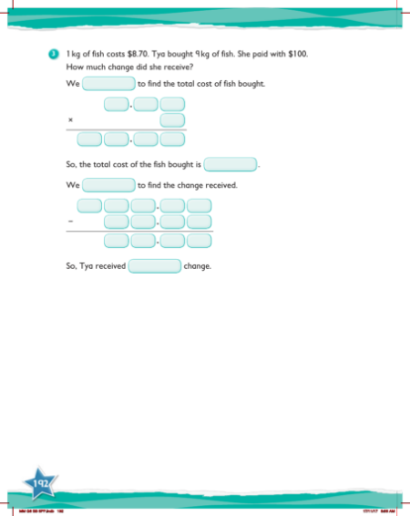 Max Maths, Year 6, Try it, Word problems (2)