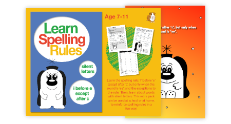 Learn Spelling Rules: 'i' Before 'e' Except After 'c' (7-11 years)