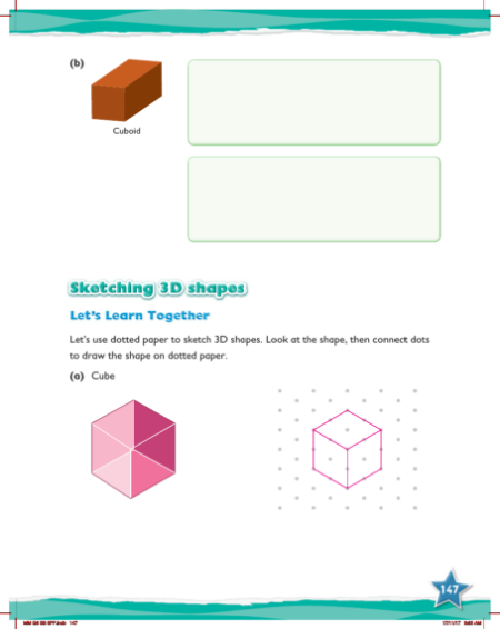 Max Maths, Year 6, Practice, Review of 3D shapes (2)