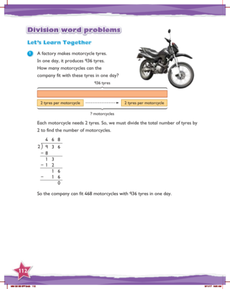 Max Maths, Year 5, Learn together, Division word problems (1)