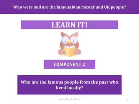 Who are the famous people from the past who lived locally? - Presentation