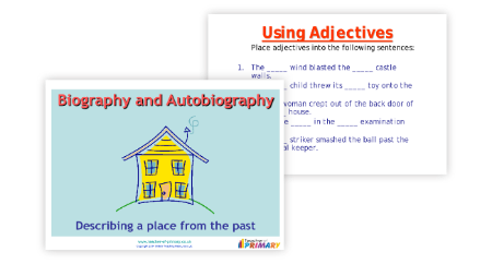 Biography and Autobiography - Lesson 9 - Describing a Place from the Past