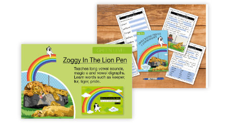 Zoggy In The Lion Pen