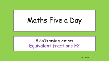 FDP - Equivalent fractions