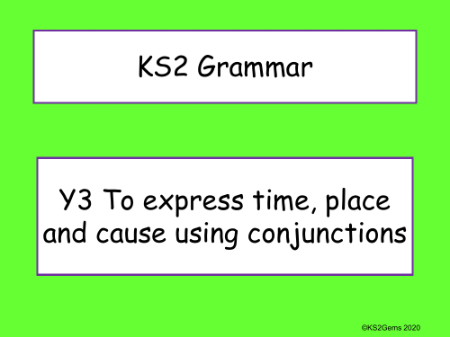 Conjunctions Presentation