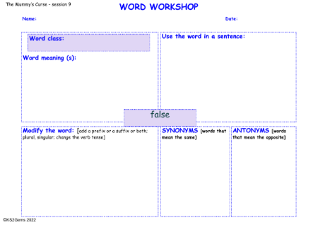 4. Word Workshop