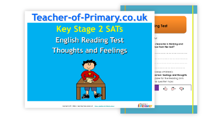 KS2 SATs English Reading - Thoughts and Feelings