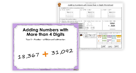 Adding Numbers with More than 4 Digits