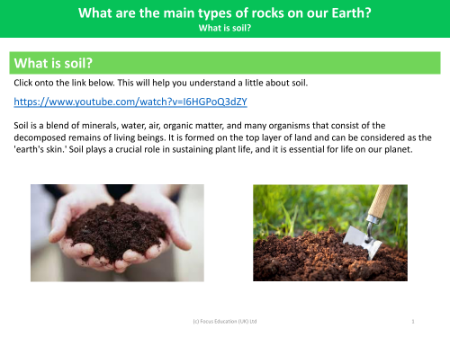 Soil - Info pack