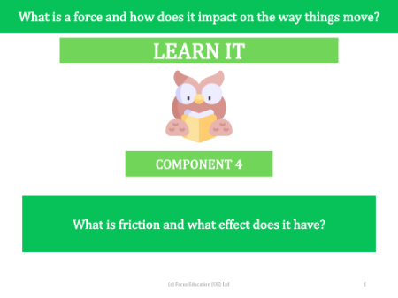 What is friction and what effect does it have? - presentation