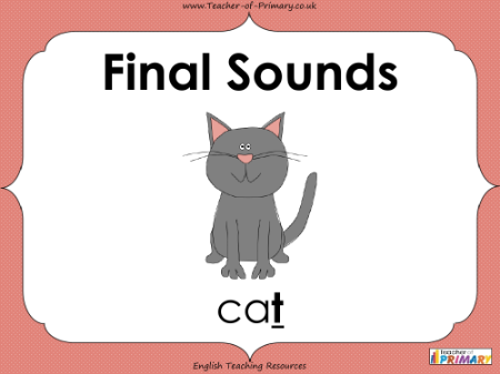 Final Sounds   EYFS - PowerPoint