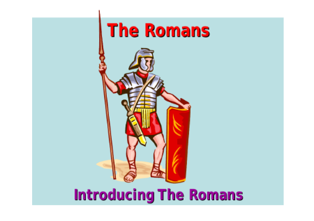 Introducing The Romans - Worksheet