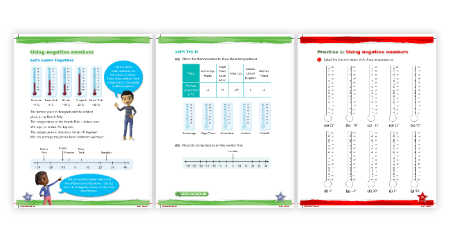 Using negative numbers