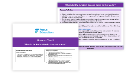 What evidence is there that the Ancient Greeks were more advanced than Ancient Britons?