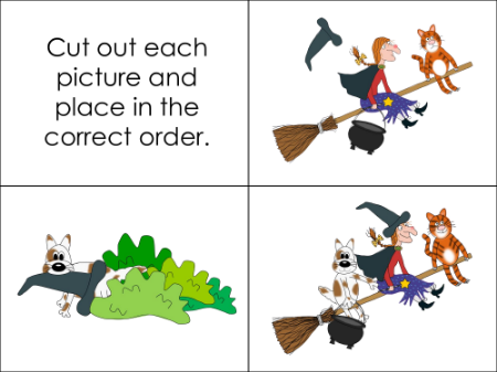 Room on the Broom - Additional Activities - Story Sequencing