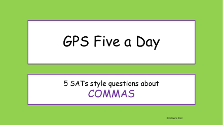 Commas SATs Style Questions