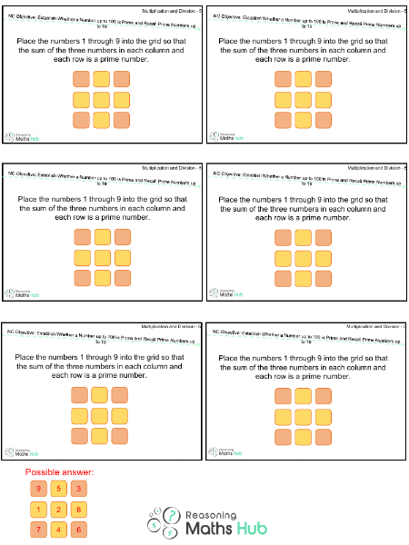 Prime numbers 2 - Reasoning