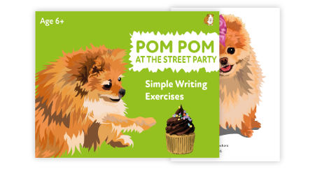‘Pom Pom At The Street Party’ A Fun Writing And Drawing Activity (4 + years)