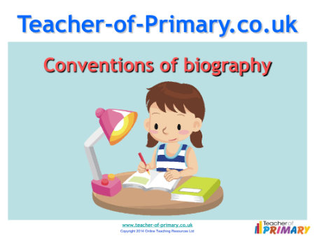 Conventions of Biography Powerpoint