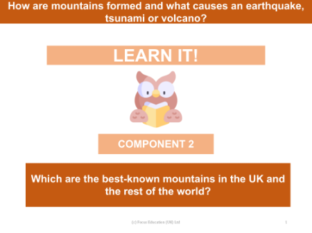 Which are the most well known mountains in the UK and the rest of the world? - Presentation