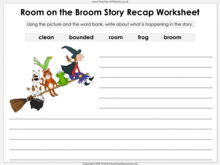 Lesson 2 - Story Recap Worksheet 6