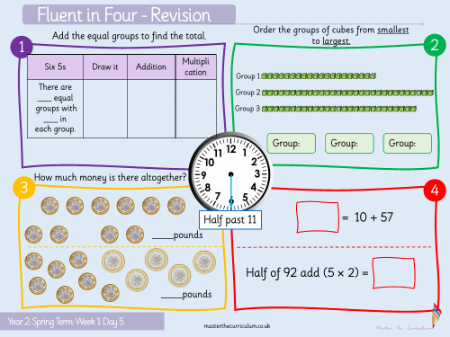 Multiplication and division - Multiplication from pictures - Starter
