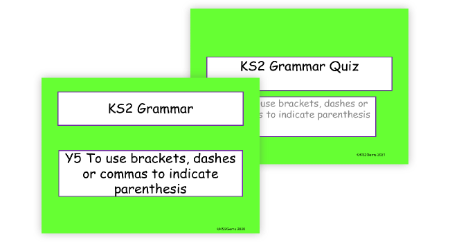 Brackets, Dashes and Commas for Parenthesis