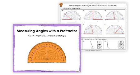 Measuring Angles with a Protractor