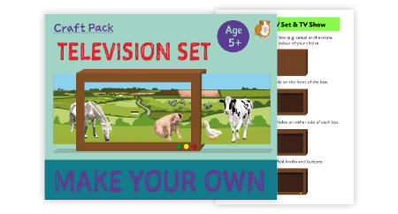 Craft Pack - Make A Television Set (4 years +)