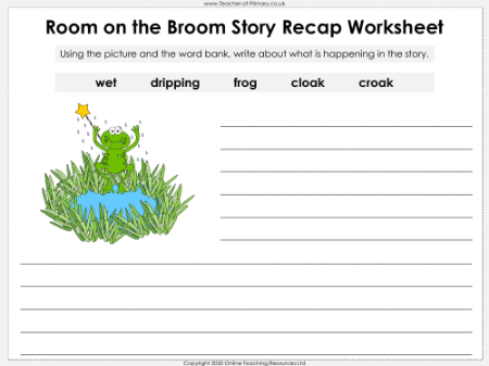 Lesson 2 - Story Recap Worksheet 5