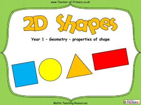 2D Shapes - PowerPoint