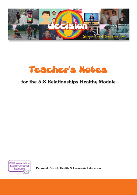 Relationships - Teacher Notes