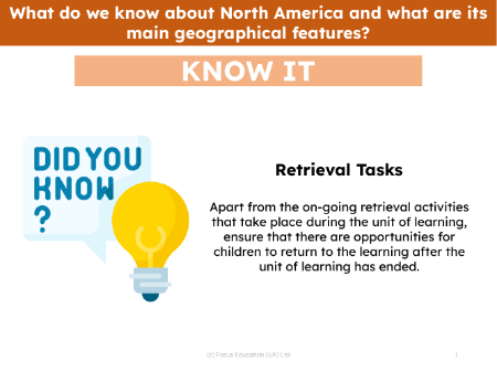 Know it! - North America - 5th Grade