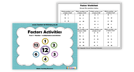 Factors Activities