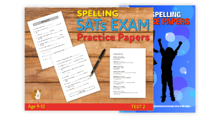 KS2 SATs Spelling Practice - Test 2 (Age 9-12)