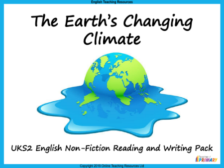 Climate Change - Unit 1 - Reading Comprehension PowerPoint