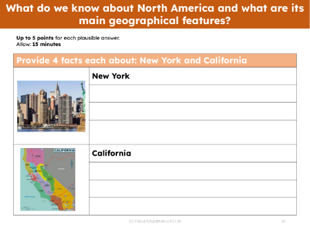 What do you know about New York and California?