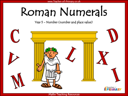 Roman Numerals - PowerPoint