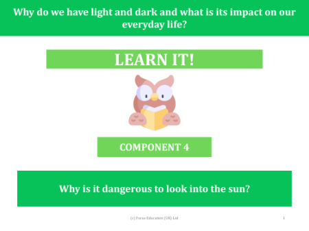 Why is it dangerous to look into the sun? - Presentation