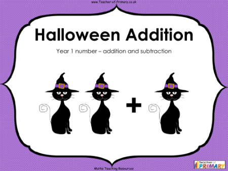 Halloween Addition to 10 - PowerPoint