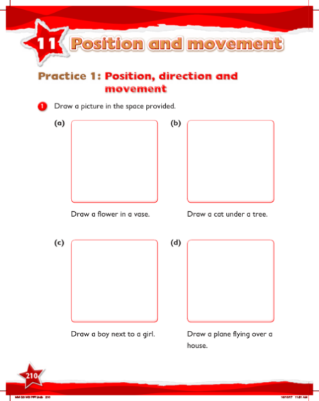 Work Book, Position, direction and movement