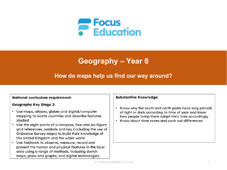 Long-term overview - Mapping - 5th Grade