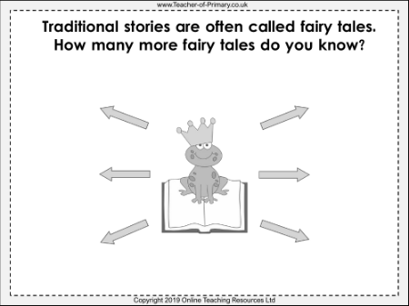 Traditional Stories - Lesson 1 - Worksheet