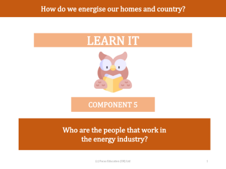 Who are the people that work in the energy industry? - presentation