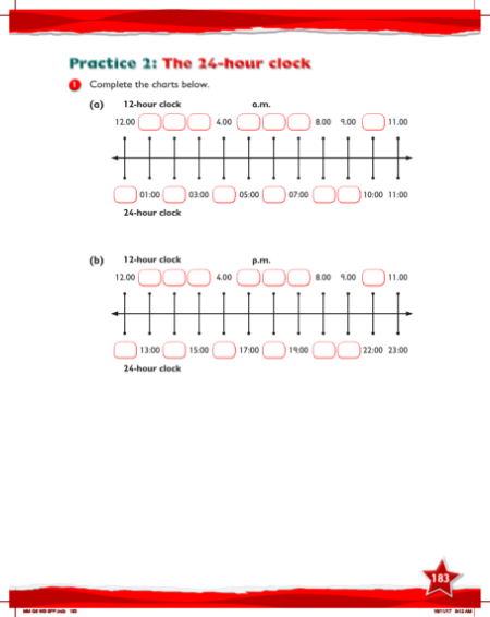 Max Maths, Year 6, Work Book, Time review (2)