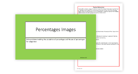 Ratio using percentages